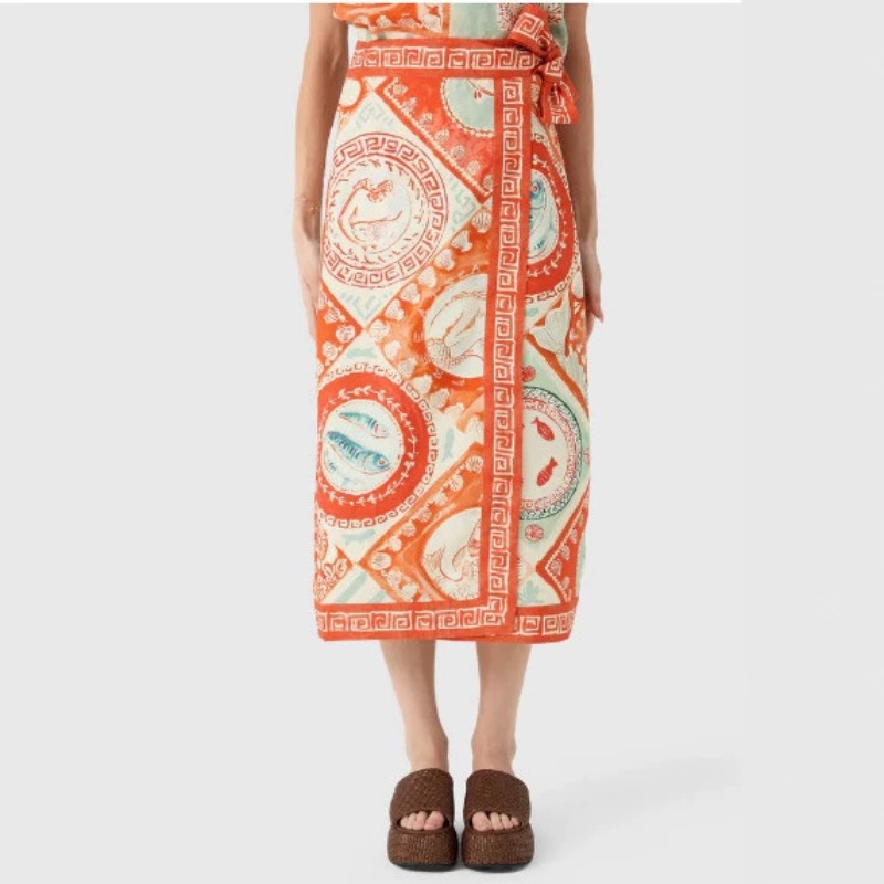 New Women Unique Original Flor - đánh giá và giá Midi Skirt Floral
