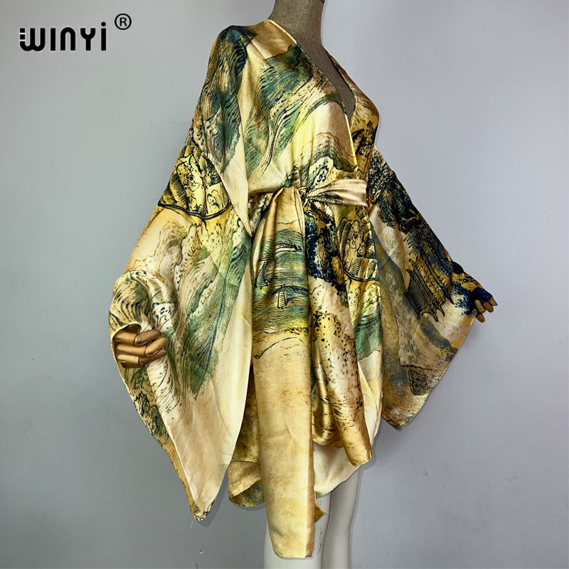 WINYI Africa Kimono Chinese Oi - đánh giá và giá Cover Up Kaftan