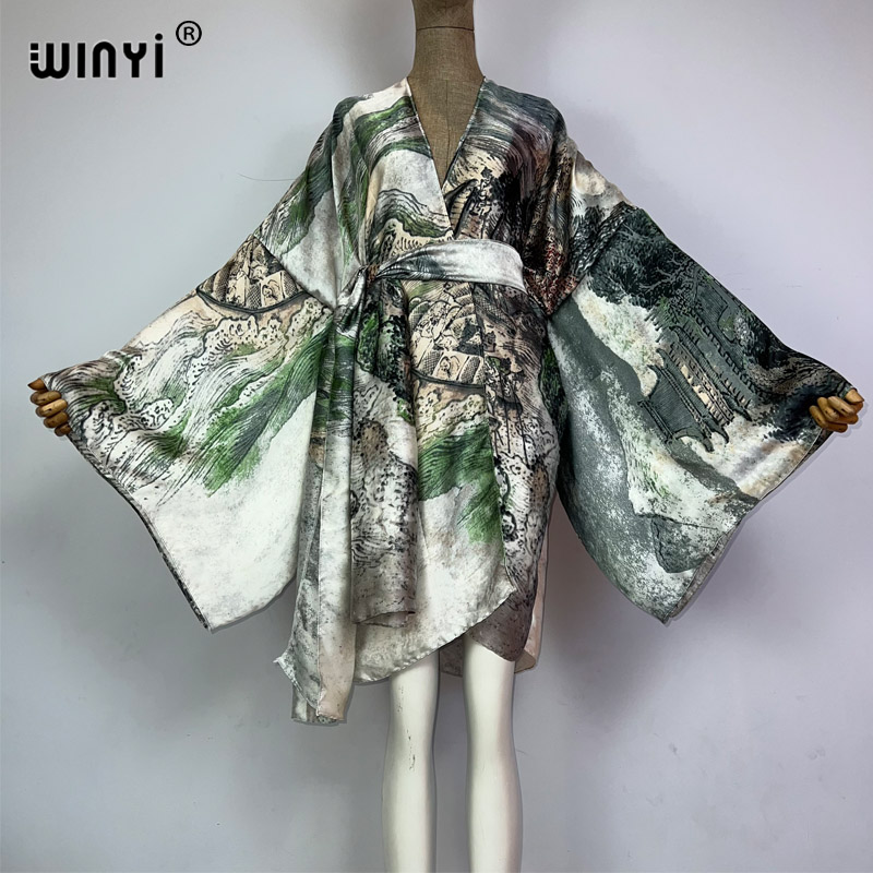 WINYI Africa Kimono Chinese Oi - đánh giá và giá Cover Up Kaftan