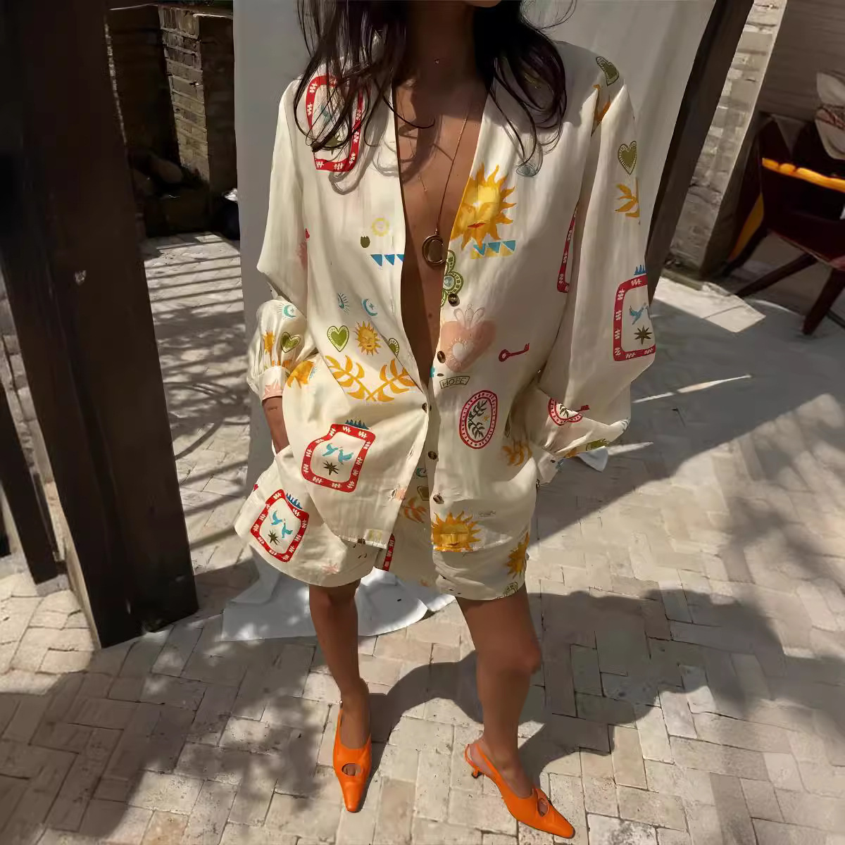 Women Casual Elastic Waist 2pc - đánh giá và giá Romper Floral Print