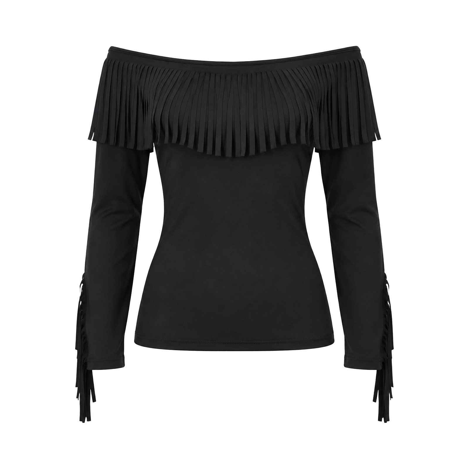 Womens Off Shoulder Tassel Blo - đánh giá và giá Blouse Off Shoulder