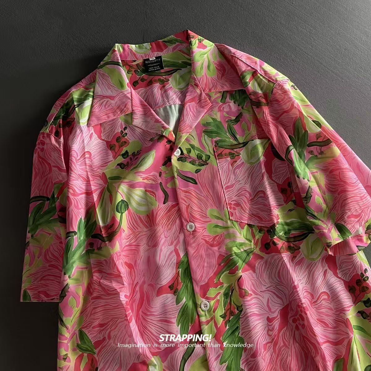 Pink Graffiti Floral Cuban Col - đánh giá và giá Romper Floral Print