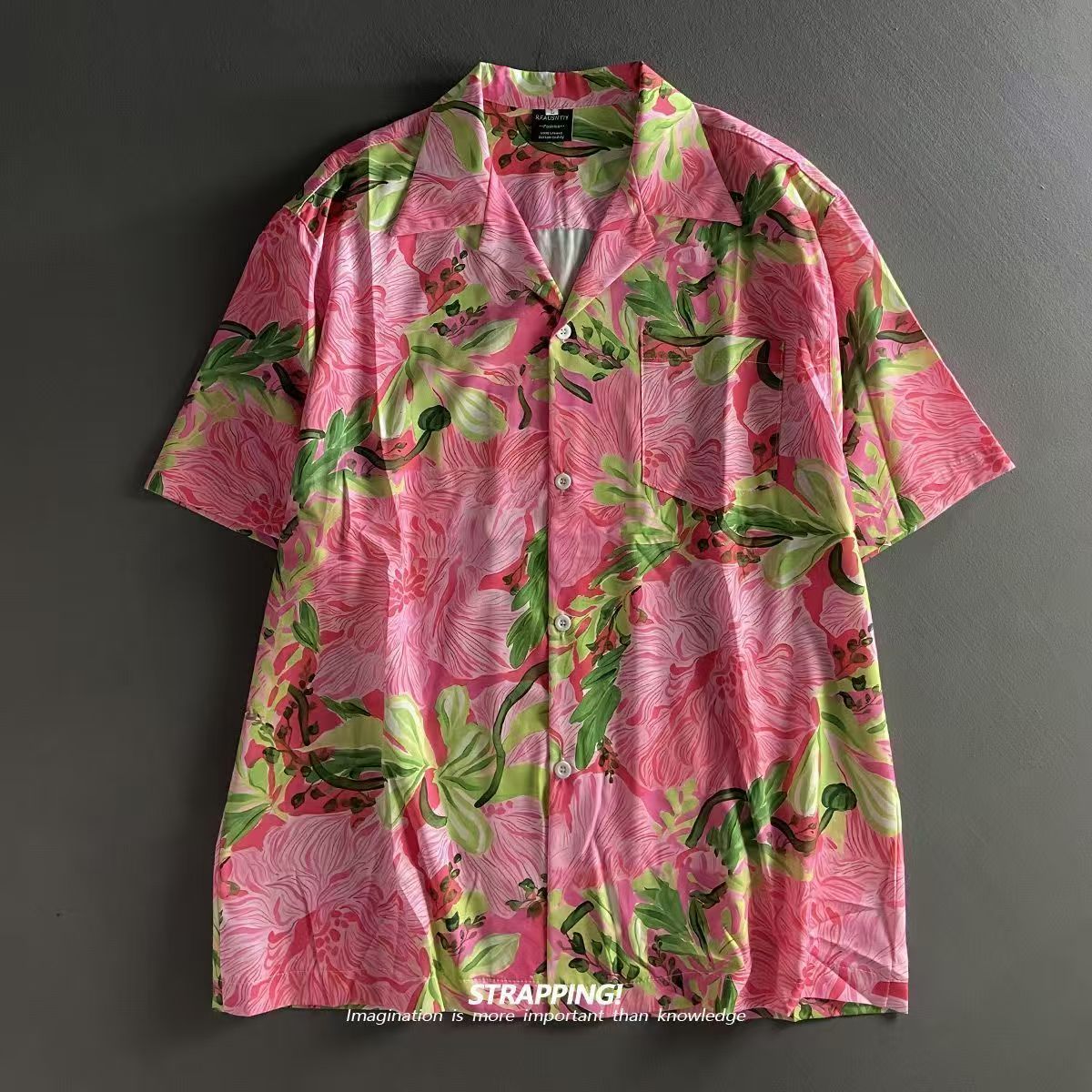 Pink Graffiti Floral Cuban Col - đánh giá và giá Romper Floral Print