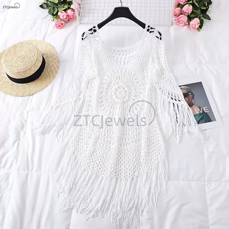 Womens Summer Crochet Bikini C - đánh giá và giá Cover Up Kaftan